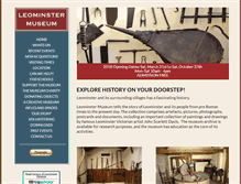Tablet Screenshot of leominstermuseum.org.uk